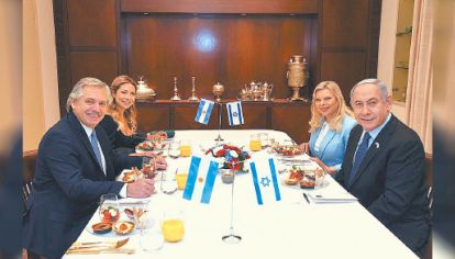 Visita. El primer destino internacional de Fernández al sumir fue Jerusalén, en enero de 2019.