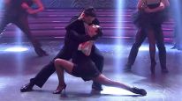 Pampita bailo tango en Showmatch