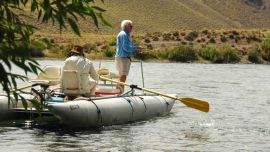 Guillermo afirma que el primer tramo del Limay es el más complejo.