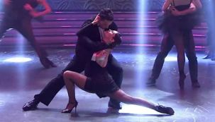 Pampita bailo tango en Showmatch