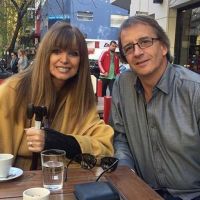 Adriana Salgueiro y el productor Alejandro Arellano