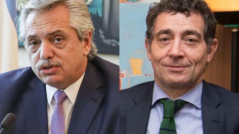 Alberto Fernández con Pepín Rodríguez Simón 20210518