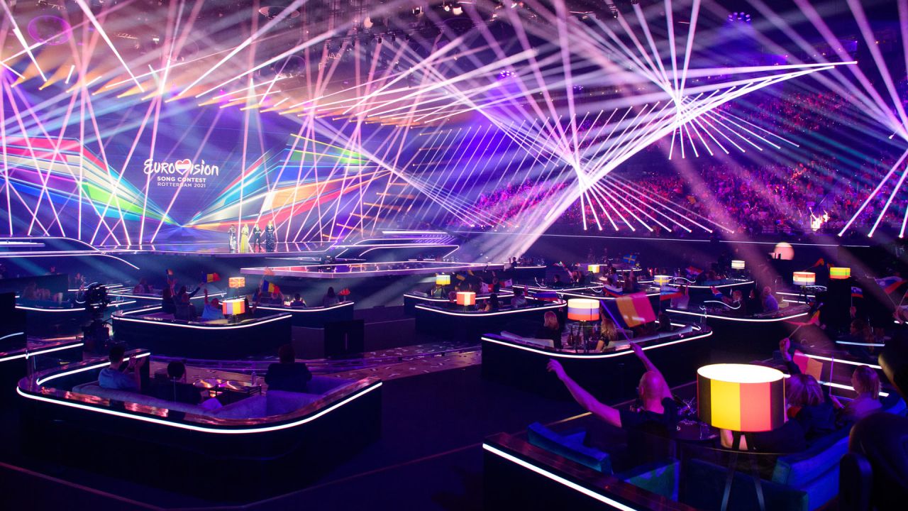 Holanda, Rotterdam: Cerca de 3500 espectadores asisten a la primera semifinal del Festival de la Canción de Eurovisión en el Ahoy Arena. | Foto:Soeren Stache / dpa-Zentralbild / DPA