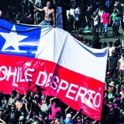Manifestación en Chile. 
