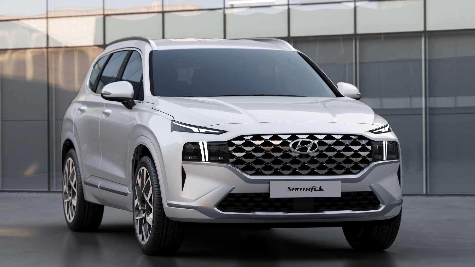 Mirá el posible diseño del próximo Hyundai Santa Fe Parabrisas