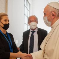 FOTOS| Así fue el nuevo encuentro de Fabiola Yáñez con el Papa Francisco
