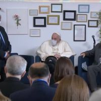 FOTOS| Así fue el nuevo encuentro de Fabiola Yáñez con el Papa Francisco