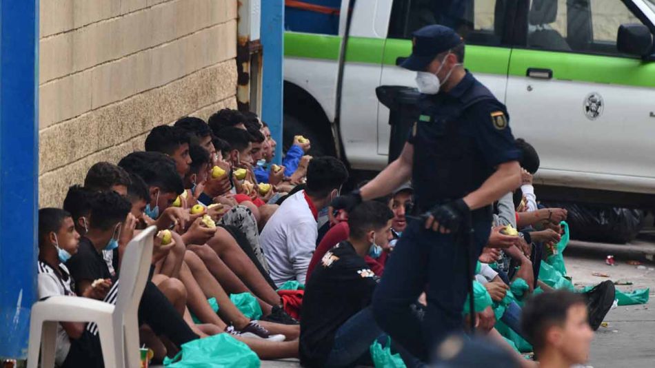 crisis migratoria en Ceuta, España 20210520