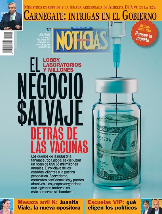 Tapa Nº 2317: El salvaje negocio detrás de la vacunas | Foto:Pablo Temes