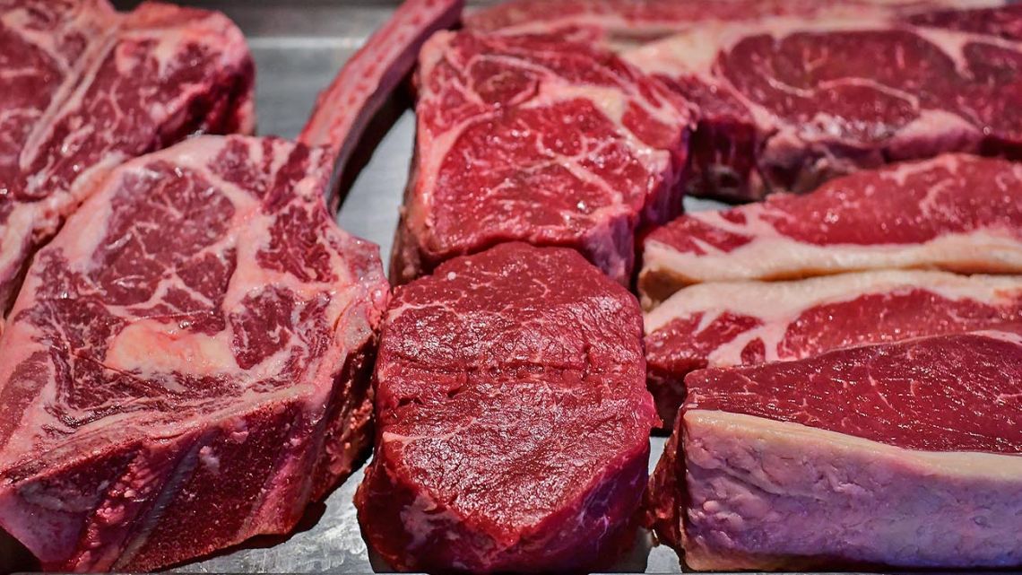 Cuts of beef, pictured at the Don Julio restaurant in Buenos Aires.