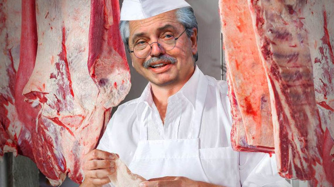 Your friendly neighbourhood butcher: Alberto Fernández.