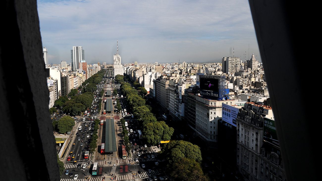 85º aniversario del Obelisco porteño.