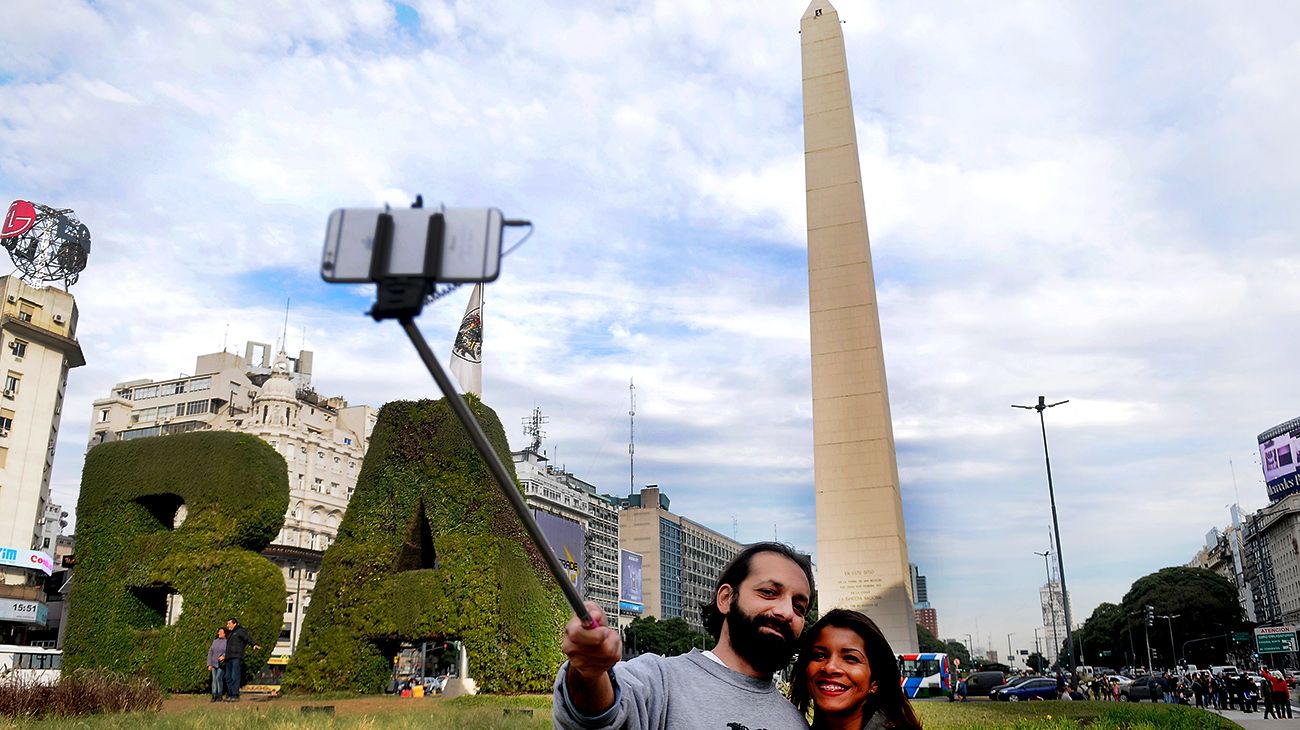 85º aniversario del Obelisco porteño.