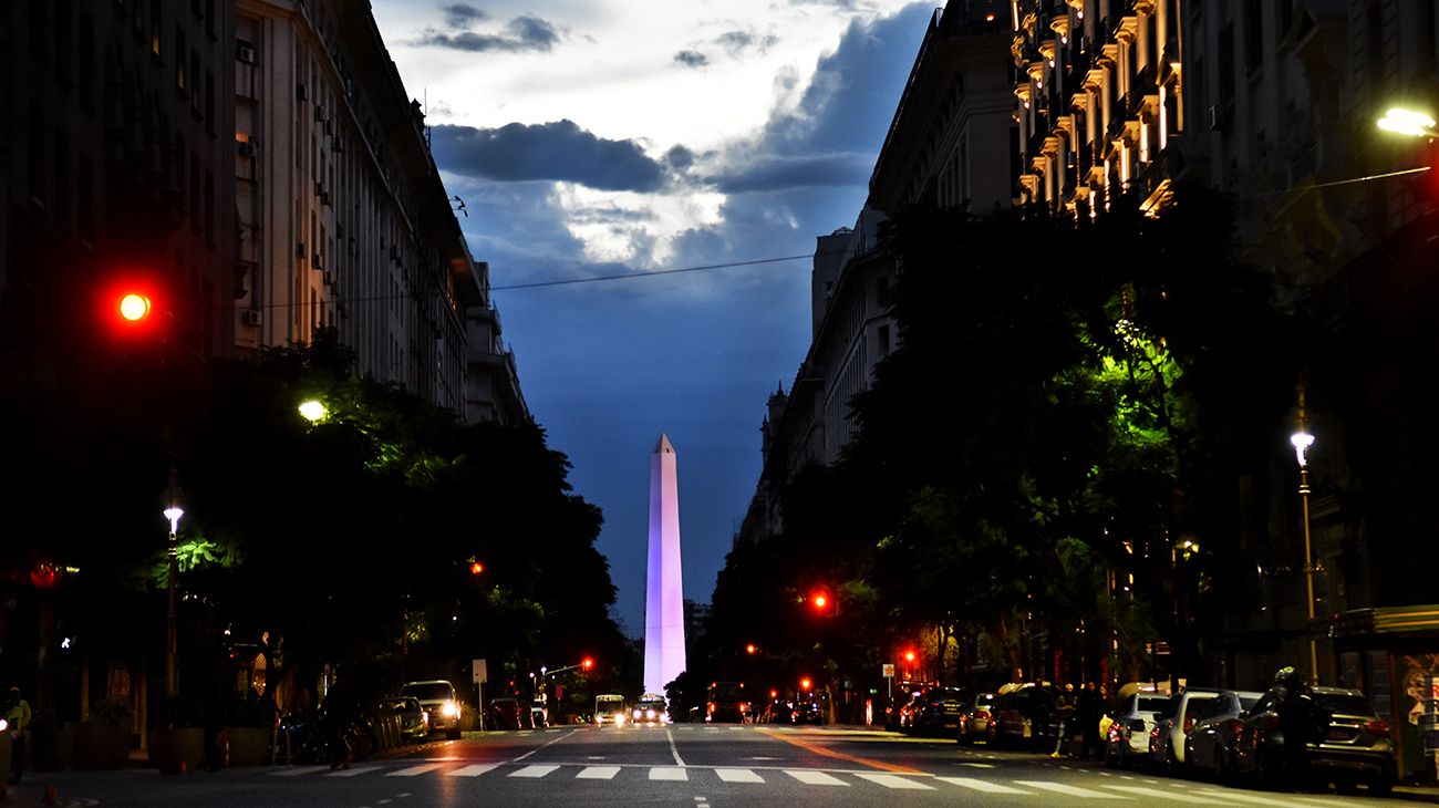 85º aniversario del Obelisco porteño.