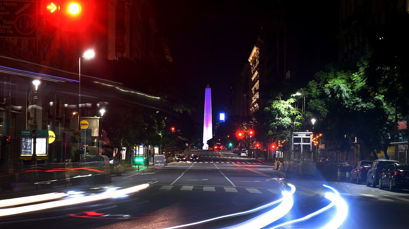 85º aniversario del Obelisco porteño.