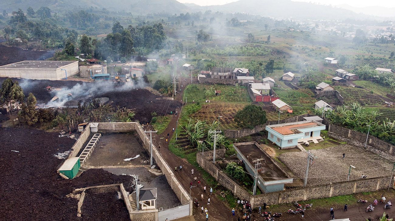 volc{an en el Congo