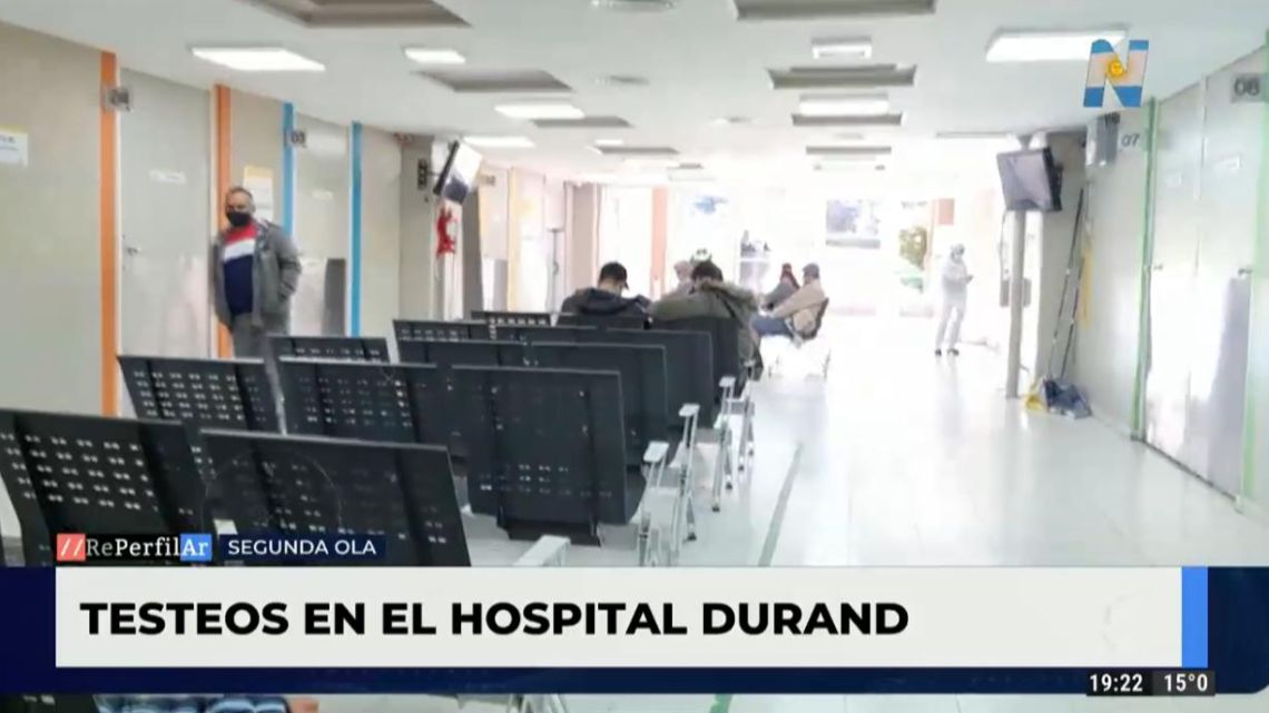 Segunda ola El Hospital Durand está al borde del colapso Perfil