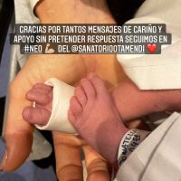 Noelia Marzol y el relato en fotos de cómo fue su parto