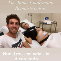 Noelia Marzol y el relato en fotos de cómo fue su parto