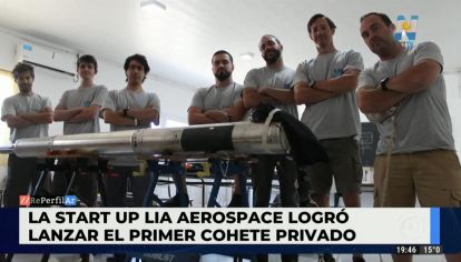 Lia Aerospace logró lanzar el primer cohete privado de industria nacional