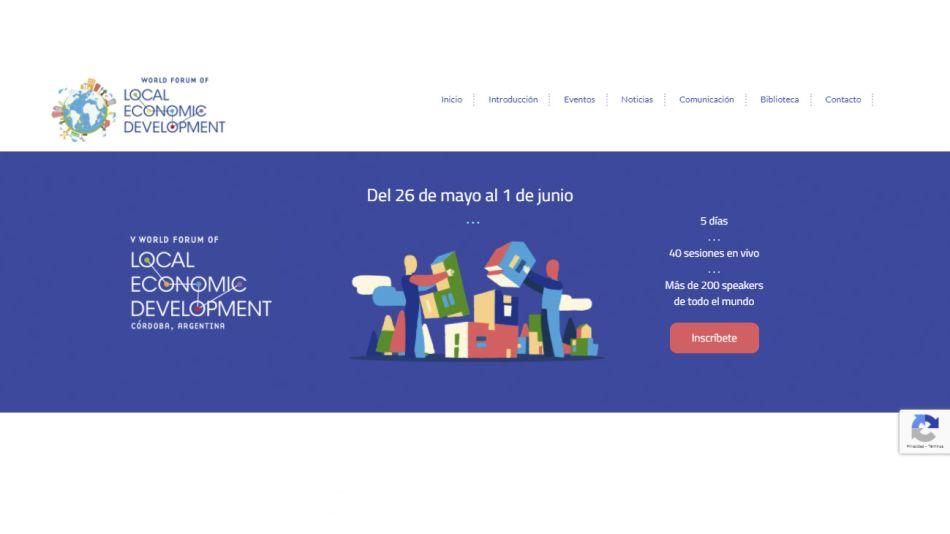 V Foro Económico Mundial para el Desarrollo Local