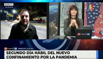 Móvil desde La Plata - Baja la circulación de vehículos