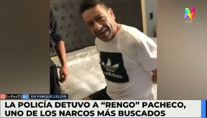 Así detenían al "Rengo" Pacheco, el narco que vivía en Parque Leloir.
