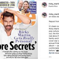 Ricky Martin habló sobre sus noviazgos con mujeres