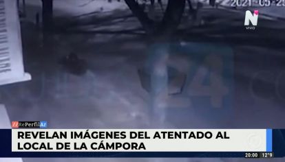Revelaron las imágenes de la huida de los autores del atentado al local de La Cámpora