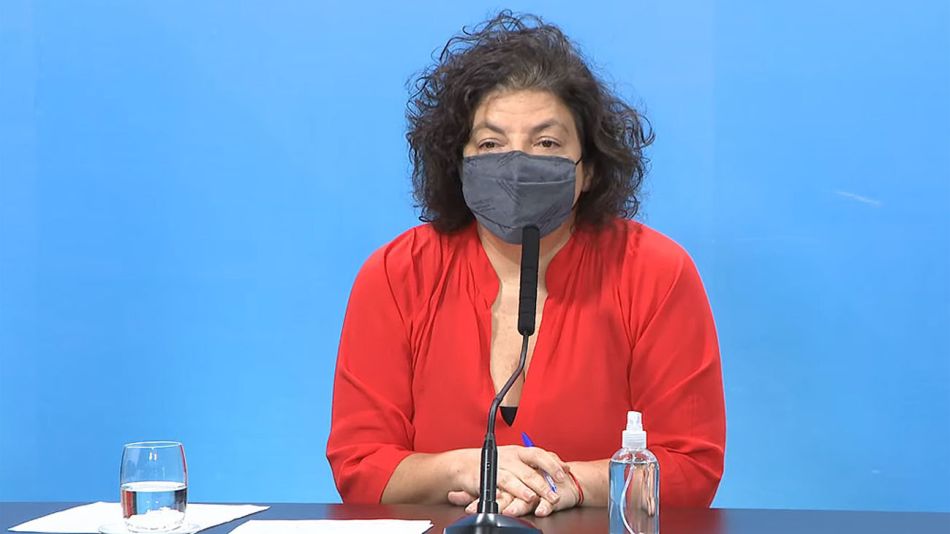 Conferencia de prensa de la ministra de Salud, Carla Vizzotti 20210602