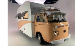 El Retro RV cuenta con un habitáculo hecho a medida y personalizado a gusto del cliente.