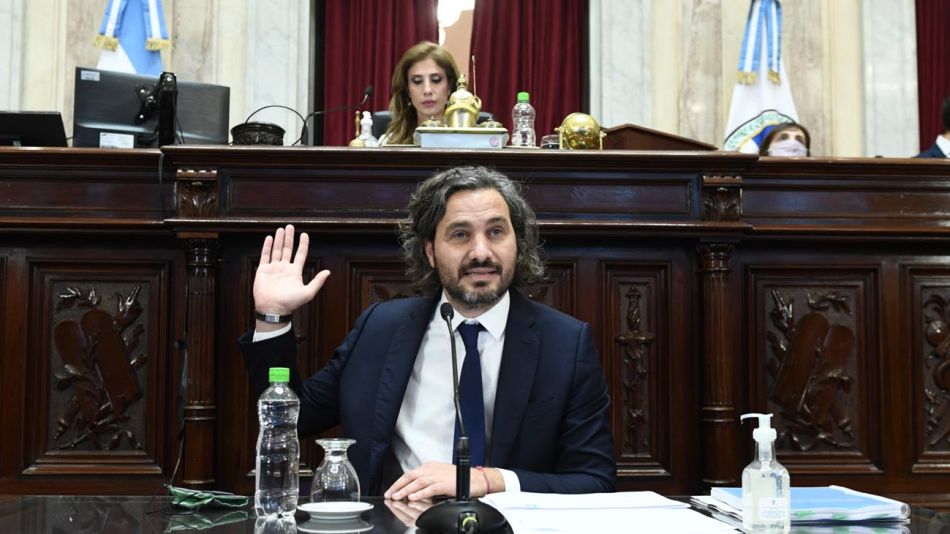 Informe del ministro Cafiero en el Senado 20210603