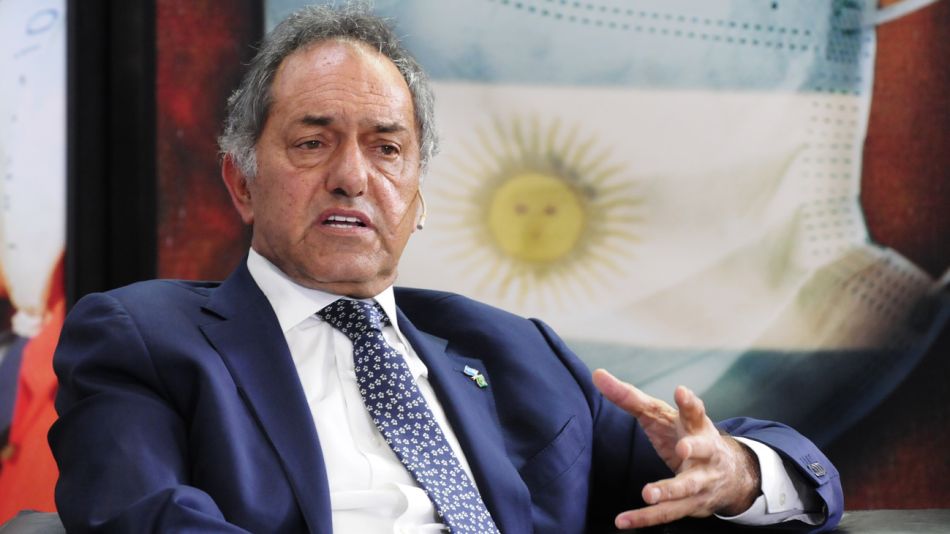 Daniel Scioli, en la entrevista con Jorge Fontevecchia.