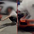 Lamborghini incendio