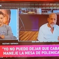 Los mensaje de Horacio Cabak mientras Gustavo Sofovich estaba al aire de LAM
