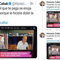 Los mensaje de Horacio Cabak mientras Gustavo Sofovich estaba al aire de LAM