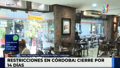 Córdoba volverá a fase 1 por 14 días