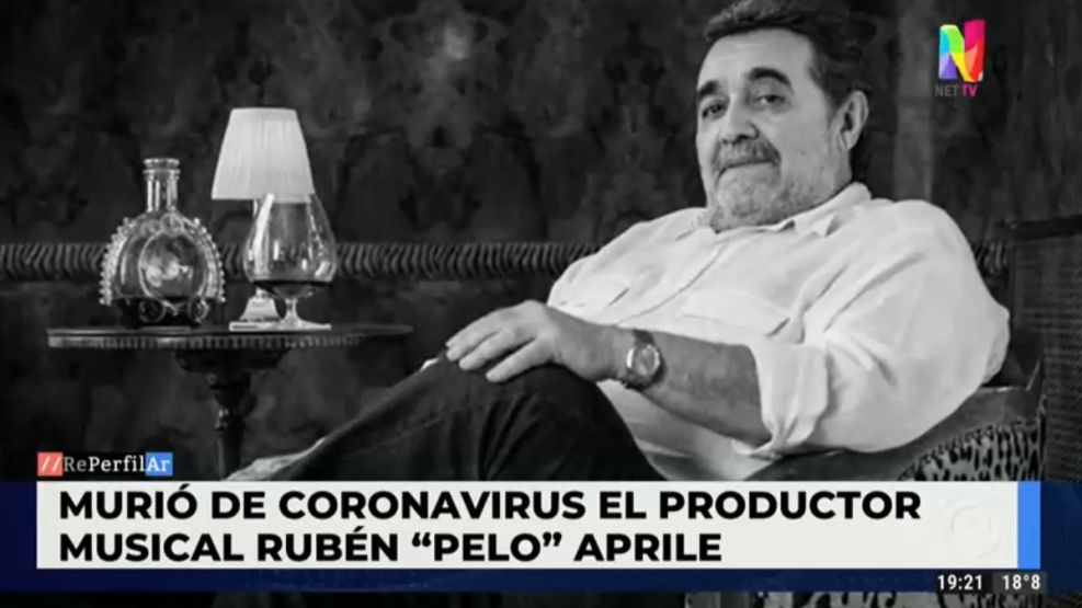 Murió de coronavirus el productor Rubén “Pelo” Aprile