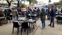 Protesta de gastronómicos en Plaza Serrano