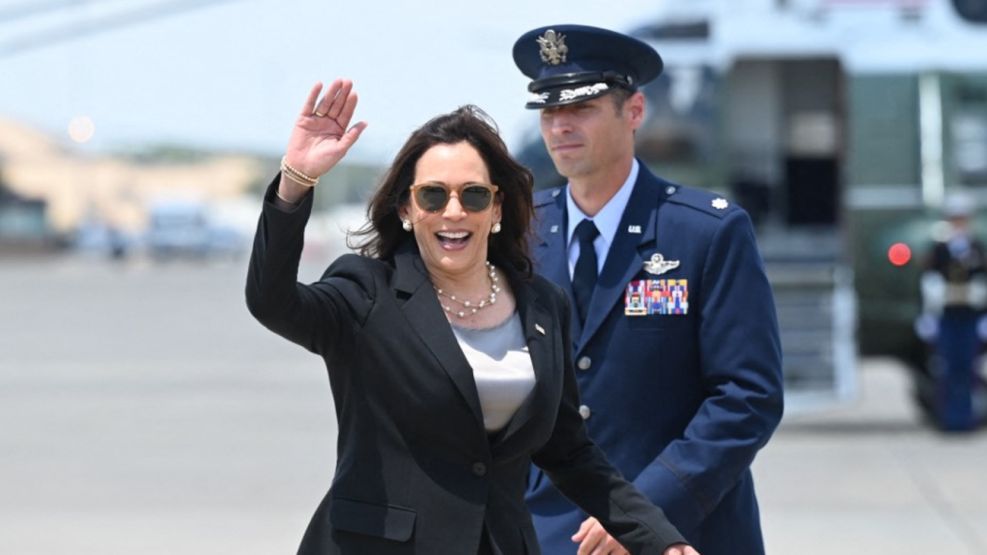 Kamala Harris Avión