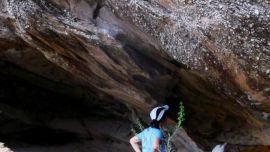 Los investigadores se encontraban realizando un relevamiento de cuevas y de aleros en el sitio Arroyo Cueva San Bernardo 4.