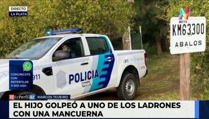La Plata: padre e hijo mataron a dos delincuentes con un hacha y una mancuerna