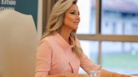 Mirá el look de Fabiola Yáñez en su visita a Tucumán junto al Presidente por el 9 de julio