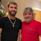 Kun Agüero y su familia