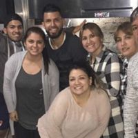 Kun Agüero y su familia
