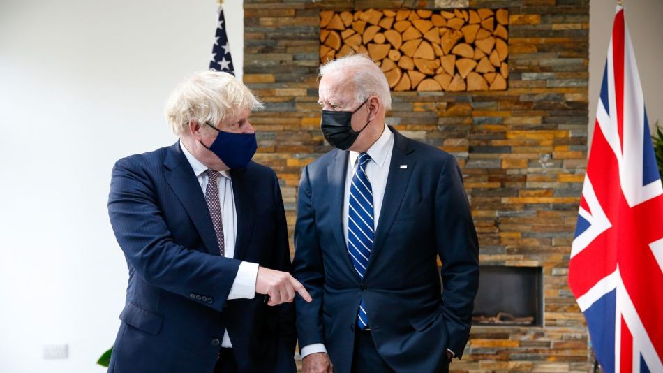 U.K. PM Johnson Hosts U.S. President Joe Biden Ahead Of G-7 Summit