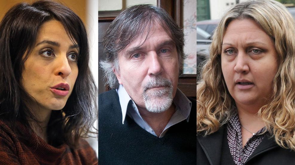 Victoria Donda, Claudio Morgado y María Rachid 20210610