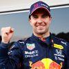 Checo Pérez, ganador del GP de Azerbaiyán. Foto: Getty Images/Red Bull Content Pool.