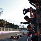 Checo Pérez y su primer triunfo con el equipo Red Bull de F1