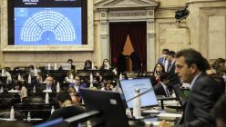 Diputados, durante la sesión en que se aprobó la ley que modifica el reparto de la pauta.